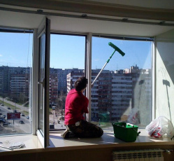 Мытье окон в однокомнатной квартире Верея